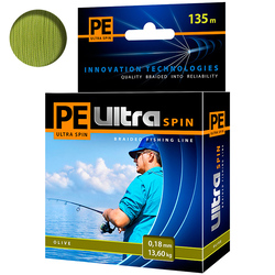 .   PE ULTRA SPIN  OLIVE  0.18m 135m