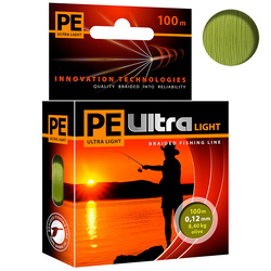   PE ULTRA LIGHT OLIVE 0.12mm 100m